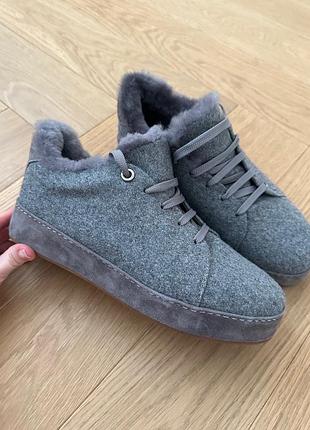 Loro piana кеды на натуральном меху 39