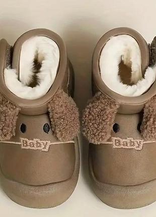 Чоботи дитячі зимові, 27 р, коричневі