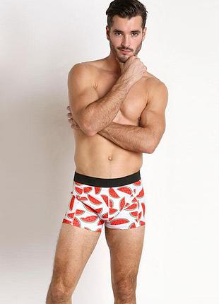 Боксери pink hero білого кольору з часточками кавуна