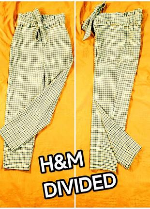 💕👍 стильні штани моми, банани в клітинку на високій посадці.