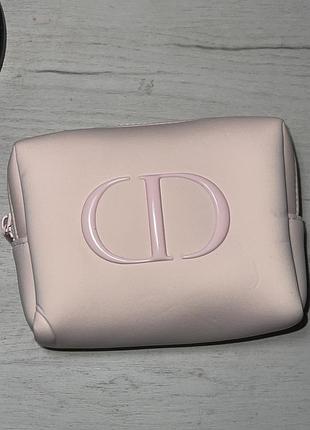 Рожева міні косметичка dior