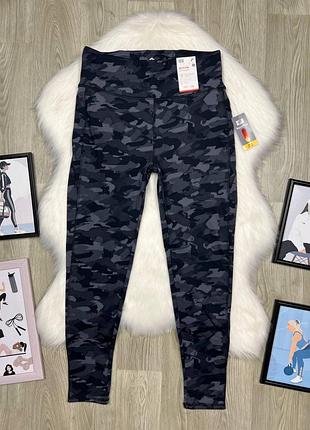 Чорні утеплені спортивні лосини з високою посадкою від f&f active  розмір m лосіни лосины