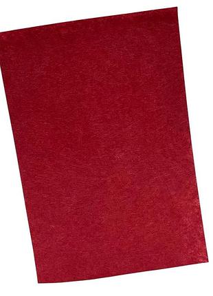 Фетр листовой средней жесткости, а4, бордовый, 1 шт, арт 019909, бордовый