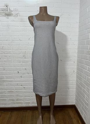 Жіноча сукня плаття міді в смужку від zara