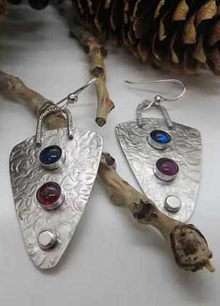 Серьги в бохо этно стиле