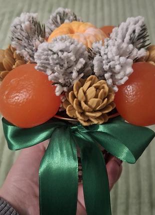 Букет з мила новорічний