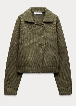 Трикотажний піджак/кардиган/светр/кофта на ґудзиках zara.
