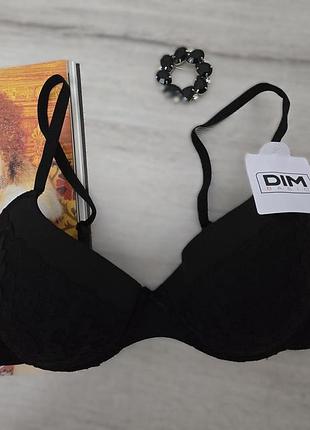 Бюстгальтер кружевной с пуш-ап на кисточках "dim"