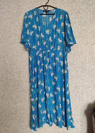 Платье лола с цветочным принтом