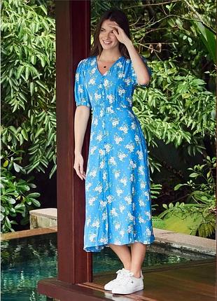 Платье лола с цветочным принтом