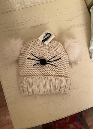 Нова шапка дитяча на 46-48, 1,5 року