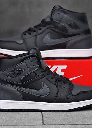 Кроссовки зимние nike jordan 1 retro мех