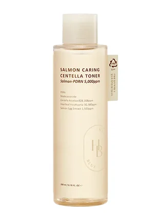Heveblue - salmon caring centella toner - ревитализирующий тоник для лица - 200ml