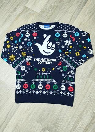 Чоловічий светр із принтом розмір s-m