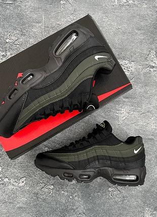 Nike air max 95 essential black/sequoia/ olive green 6