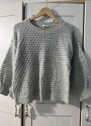 Кофта ажурна вовняна mango