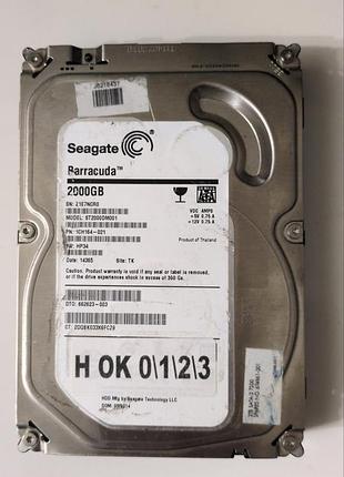 Донор hdd seagate st2000dm001 h0123 100717520 rev b