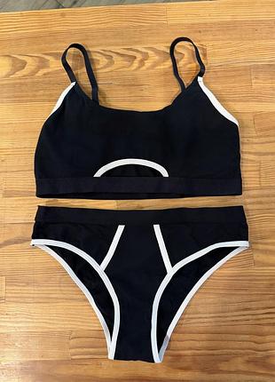 Комплект білизни чорний xs-m