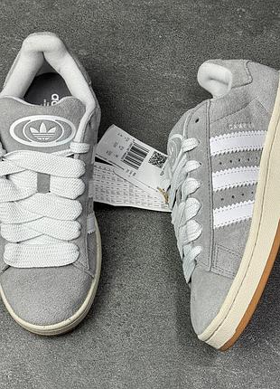 Сірі кеди кросівки адідас кампус adidas campus hq8707