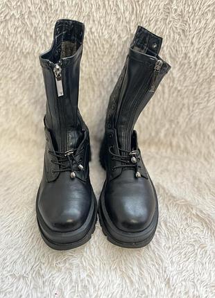 Жіночі шкіряні берці vitto rossi, 36 розмір