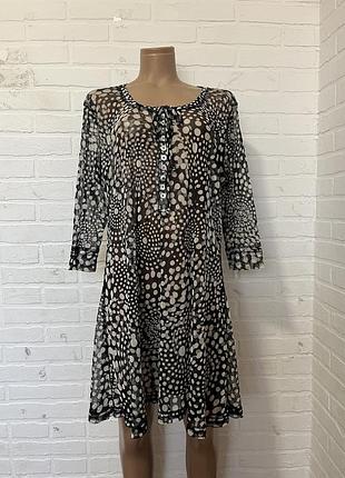 Жіноча напівпрозора сукня плаття сіточка