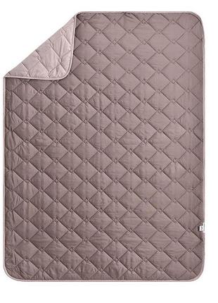 Покрывало 100×135 см двустороннее ideia для кресла, дивана, гипоаллергенное, прочная стёжка, дивандек, накидка