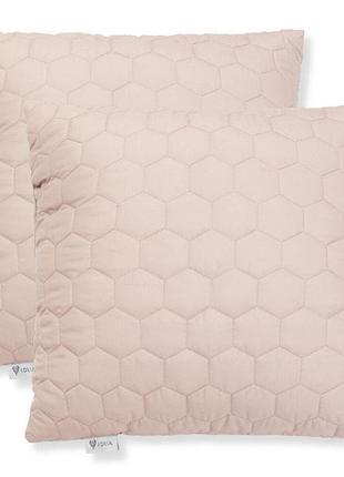 Набор подушек 2 шт декор ideia silhouette 50х50 беж подушка декоративная антиаллергенная