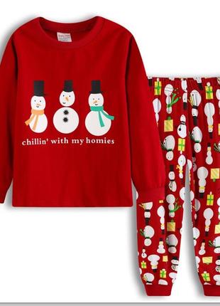 Уютная детская пижама. с новогодней тематикой1 фото