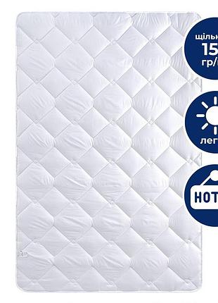 Одеяло летнее двухспальное 175х210 см ideia антиаллергенное легкое для лета для отелей и дома облегченное