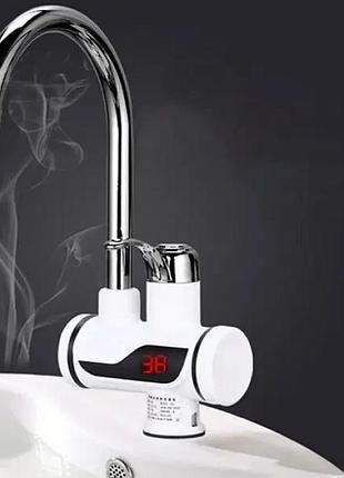 Нижнє проточний водонагрівач з lcd екраном , водонагрівач, кран