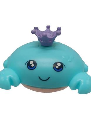 Набор для ванной "фонтанчик крабик" 7023(blue) синий
