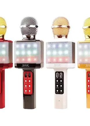 Беспроводной bluetooth микрофон ws-1828 микрофон со встроенным динамиком