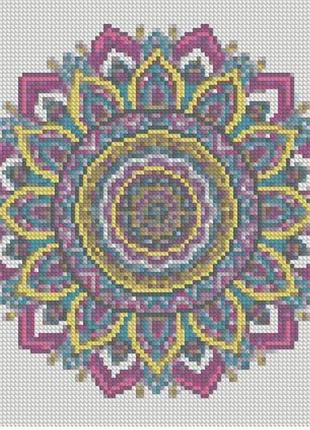Алмазная мозаика "узоры в стиле мандала" ca-0061 30х30 см