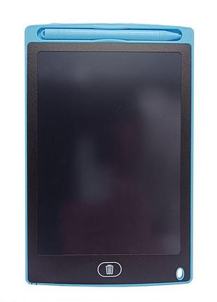 Детский игровой планшет для рисования lcd экран "куколки" zb-102 blue