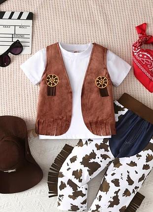 Костюм ковбоя для мальчика 7 - 8 лет ( 5 предметов)