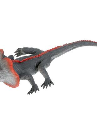 Игрушка резиновая ящерица bambi w628-71bt/116t силиконовый наполнитель серый