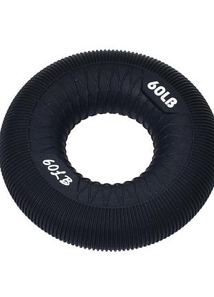 Еспандер кистьовий ms 3408 навантаження 12, 18, 22, 27 кг чорний