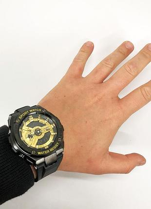 Годинник наручний чоловічий skmei 2101bkgd, армійський годинник протиударний, оригінальний чоловічий годинник спортивний