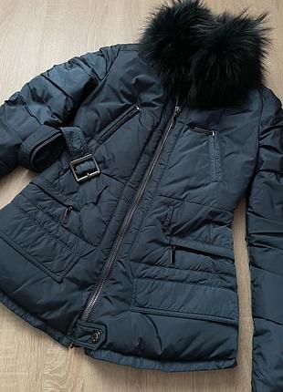 Брендова оригінальна куртка пуховик з натурального пуху