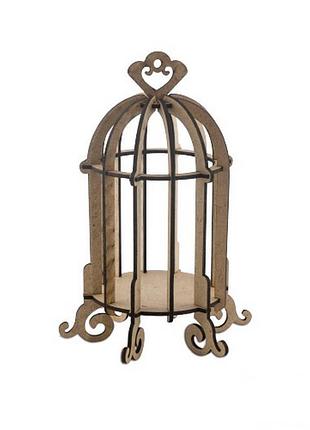 Заготовка для декорирования "клетка завитки-s" fdpo-052