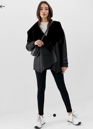 Дублянка з штучної шкіри missguided