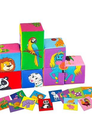 Набір м'яких кубиків "розумні кубики" macik мс 090501-06