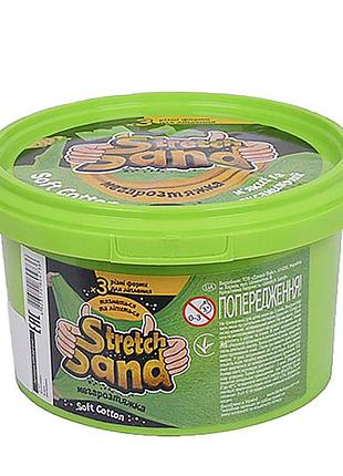 Набір креативної творчості "stretch sand" sts-02-01u 400 гр зелений