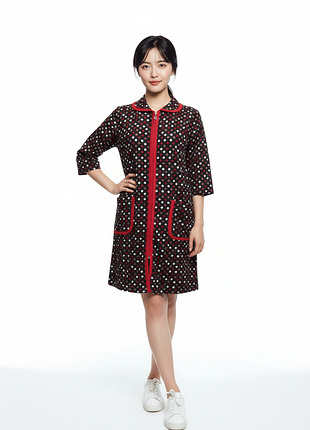 Халат велюр на молнии 46-48 с карманами 80310