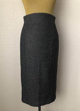Спідниця сіра пальтова тканина, розмір m-l