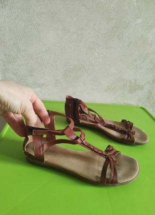 Качественные брендовые женские босоножки сандалии гладиатора 39 размер от бренда rieker