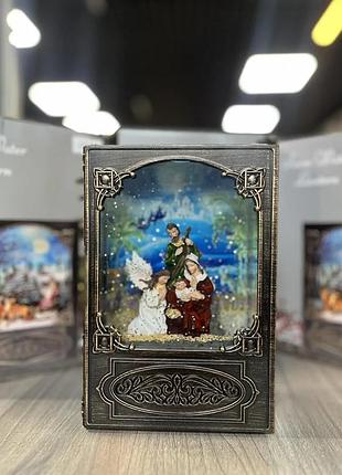 Рождественская ночь новогодний музыкальный ночник-светильник xmas wdl 24023b