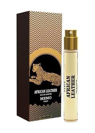 Оригинал memo african leather 10 ml парфюмированная вода