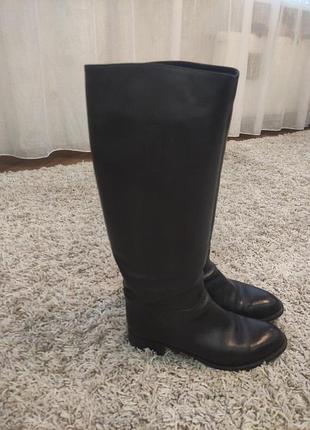 Шкіряні сапоги ,труби,чоботи