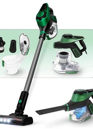 Вертикальный пылесос adler ad 7083, зеленый – 700вт, hepa 13, контейнер 0,8 л